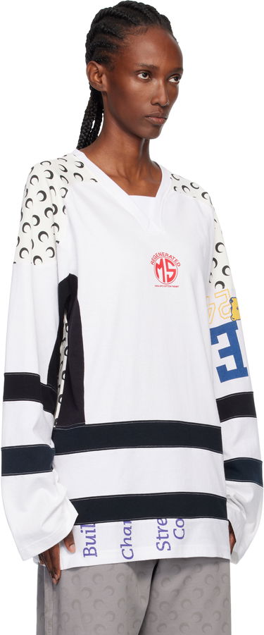 Dres Marine Serre Regenerated Graphic Cotton Long Sleeve Hockey T-shirt Višebojno | MTT095AUJER0003, 1