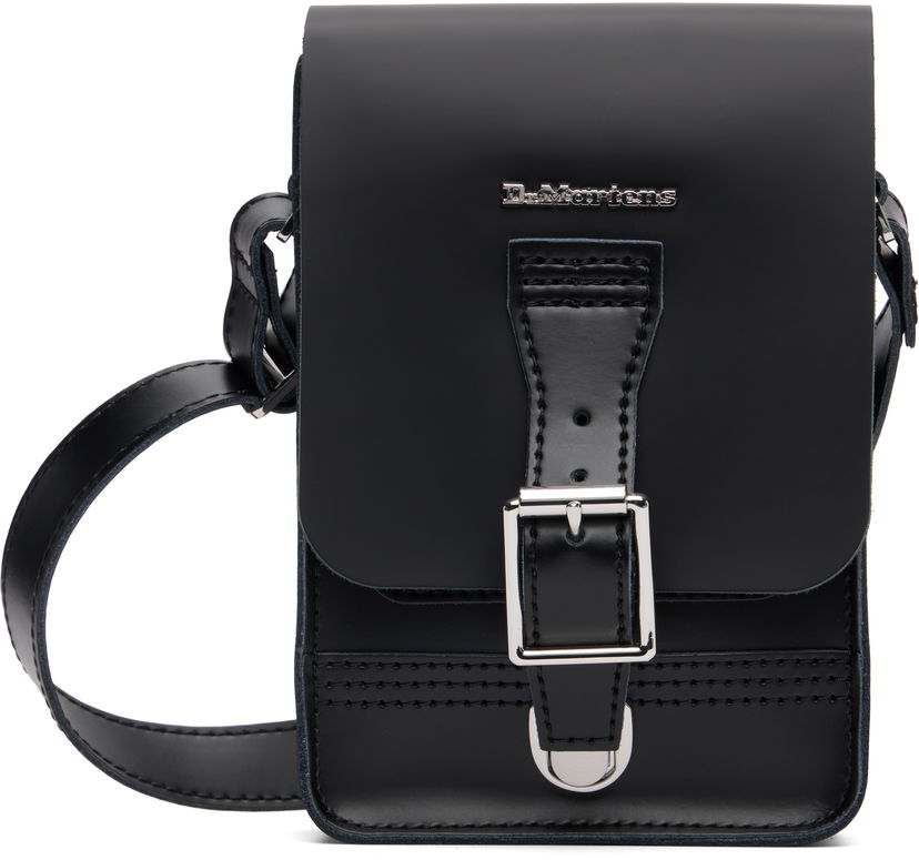 Torba za rame Dr. Martens Leather Vertical Crossbody Bag Dr. Martens Crna | AD055001