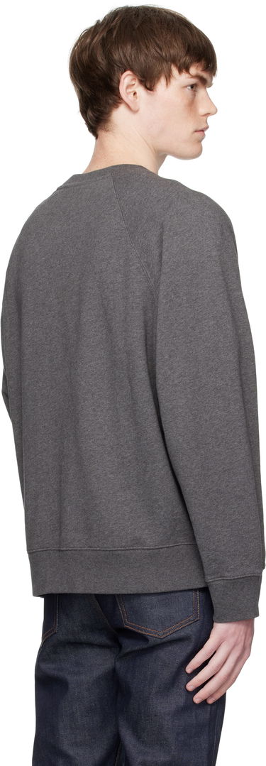 Dukserice MAISON KITSUNÉ Maison Kitsuné Fox Head Patch Oversize Sweatshirt Siva | PM00306KM0340, 2