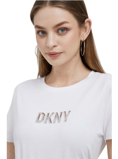 Majica kratkih rukava DKNY Logo Tee Bijela | P3DHRDNA