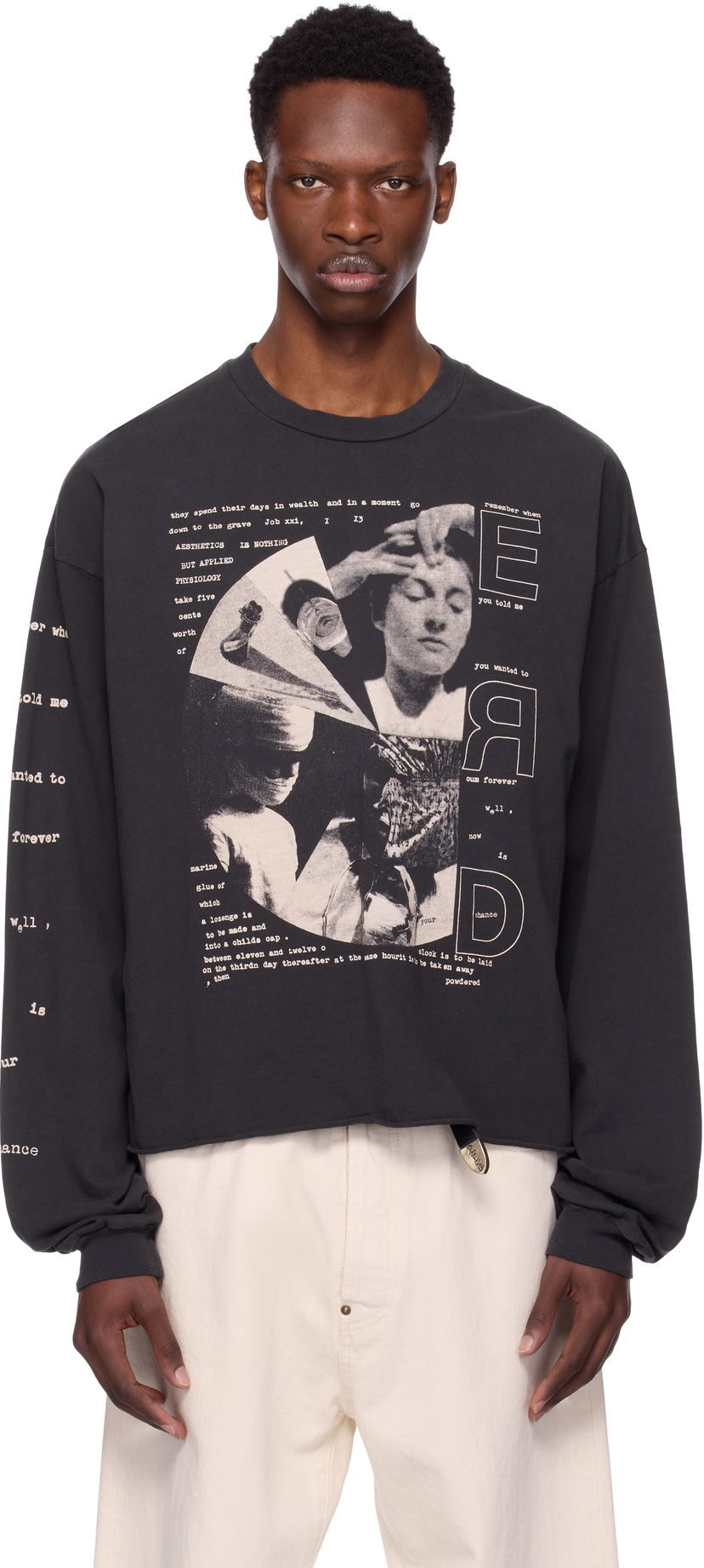 Majica kratkih rukava Enfants Riches Déprimés Enfants Riches Déprimés 'Remember When' Long Sleeve Graphic T-Shirt Crna | 010-845