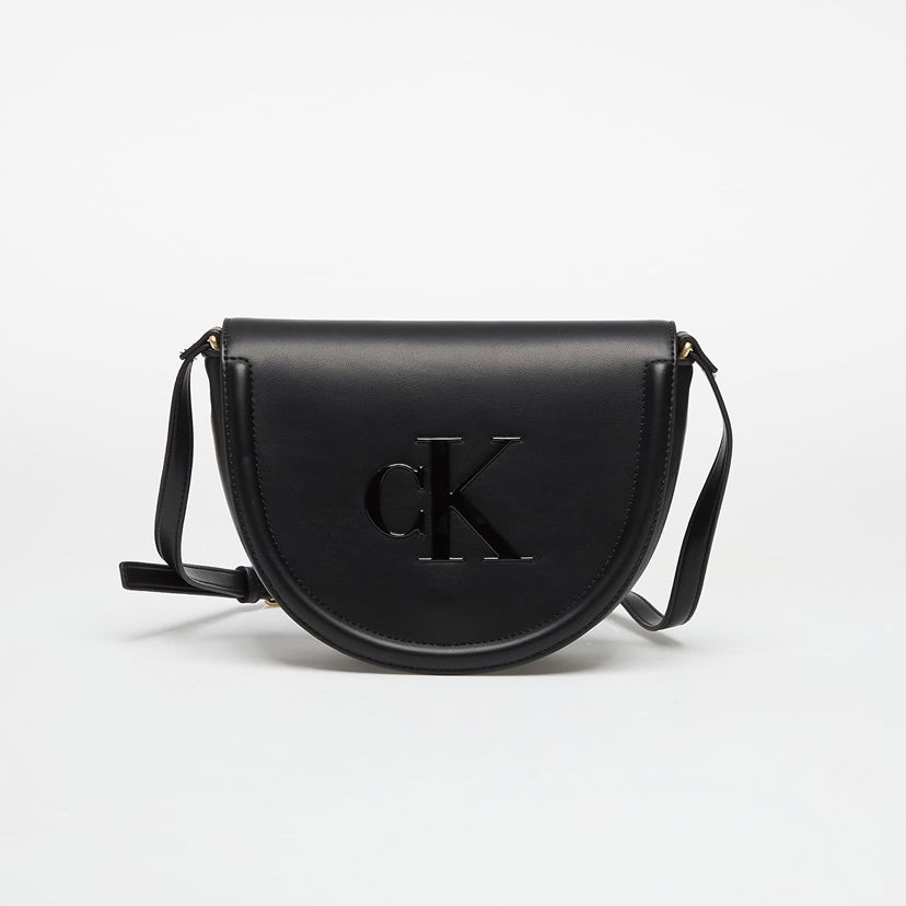 Torba za rame CALVIN KLEIN Calvin Klein Bold Saddle Crossbody Bag Crna | LV04F3221G UB1