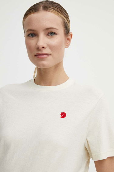 Majica kratkih rukava FJÄLLRÄVEN Fjallraven Hemp Blend T-Shirt Bijela | F14600163.113, 3