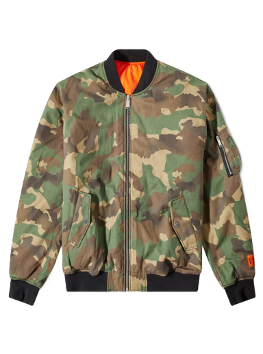 Bomber jakna HERON PRESTON Canvas Camo Bomber Jacket Višebojno | HMEH007F22FAB0025900
