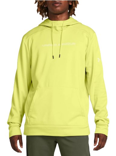 Dukserice Under Armour Armour Fleece® Graphic Wordmark Hoodie Žuta | 1379744-743