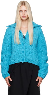 Blue Button Cardigan