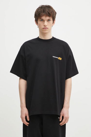 Majica kratkih rukava VETEMENTS Black '.Com' T-Shirt Crna | UA66TR750B, 2