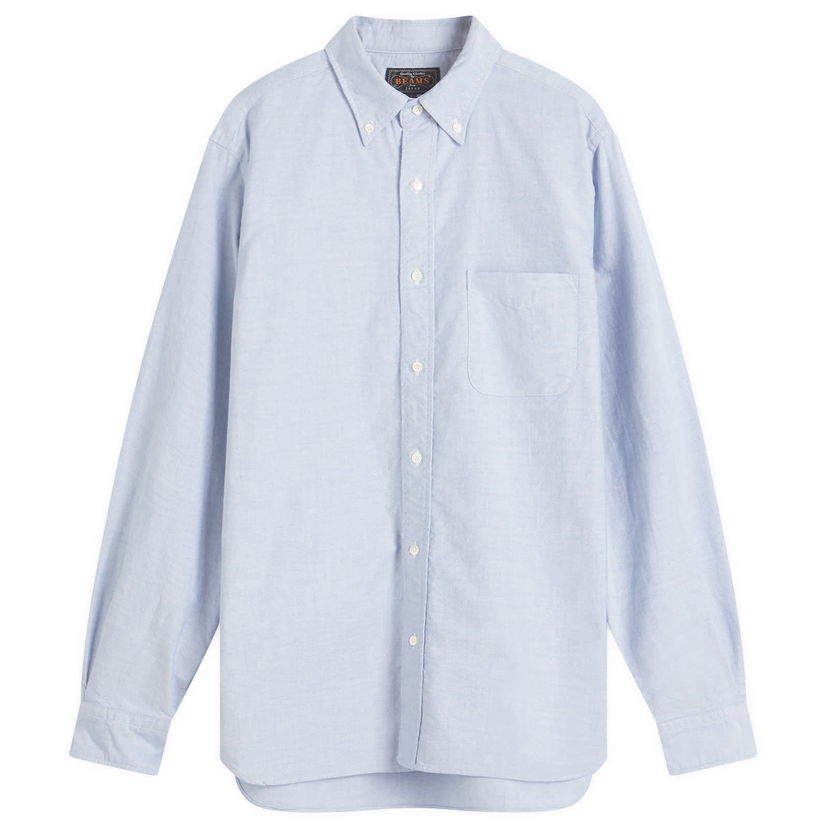 Košulja BEAMS Beams Plus Button Down Oxford Shirt, Size Small Plava | 3811-0011-139-75