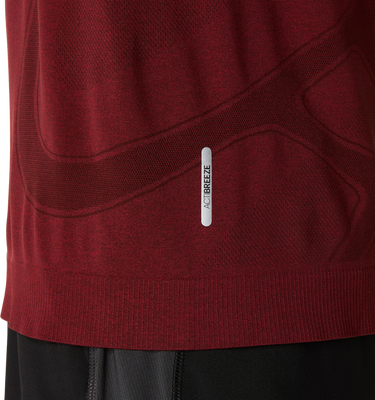 Majica kratkih rukava Asics Road Seamless Short Sleeve T-Shirt Tamnocrvena | 2011d355-200, 2