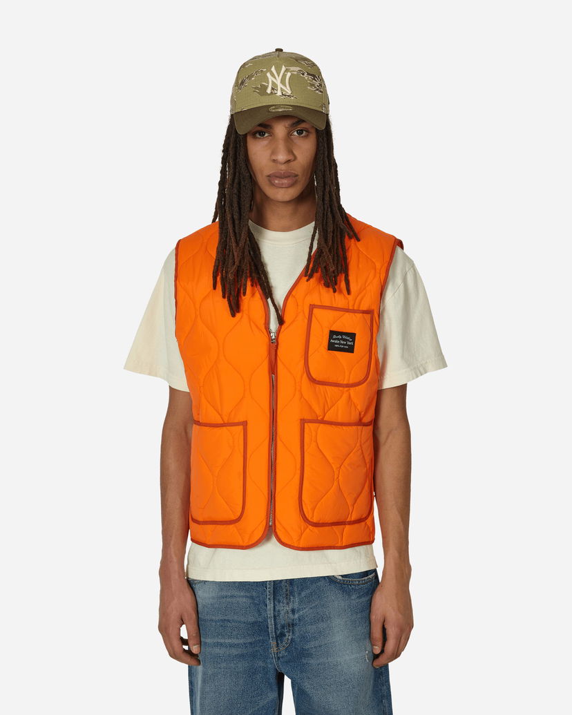 Prsluk Awake NY Quilted Nylon Shell Vest Orange Narančasta | 9031853 ORNG
