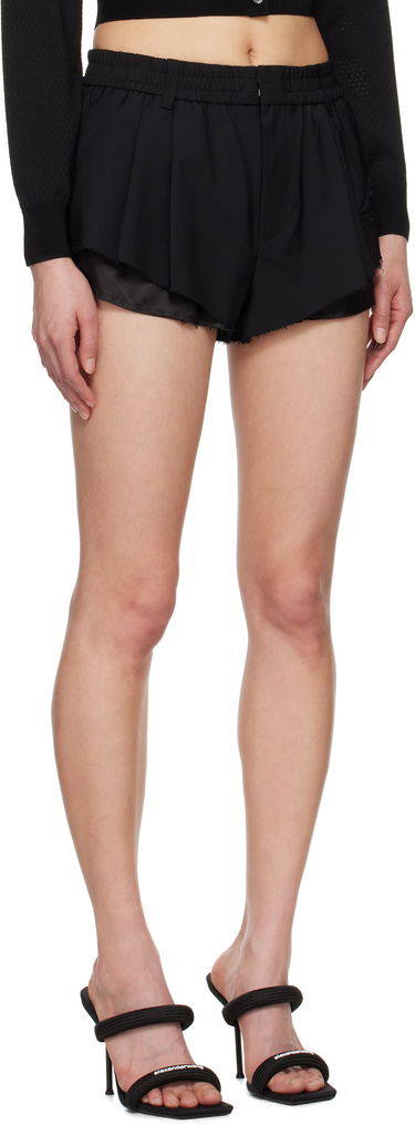 Kratke hlače Alexander Wang Alexander Wang Tailored Wool Shorts Crna | 1WC2254810, 1