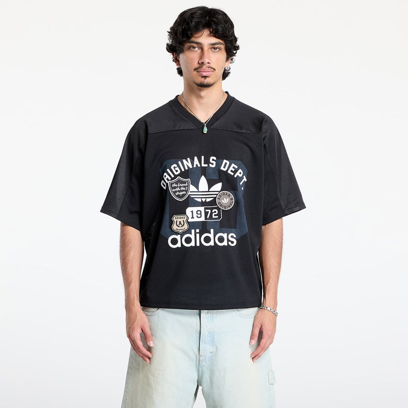 Dres adidas Originals adidas Originals Dept. Graphic Mesh Jersey Crna | KD6252