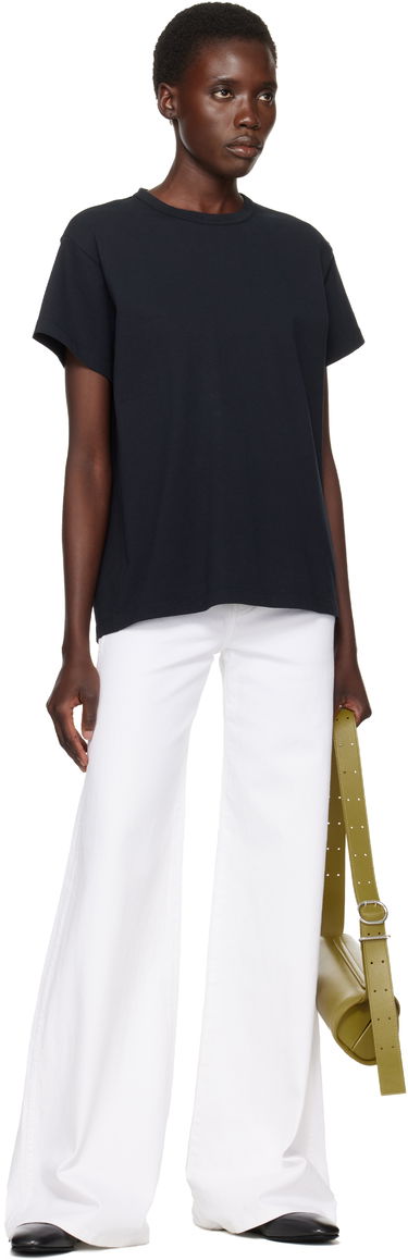 Jeans Khaite Dane High-Waisted Wide-Leg Flared Stretch Jeans Bijela | 1170902100, 3