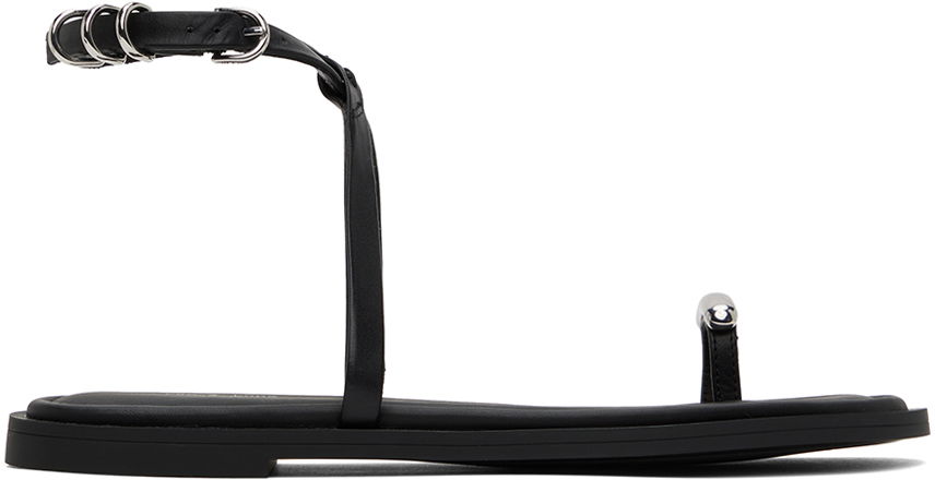 Prsten rag & bone Rag & Bone Geo Ring Sandals Crna | WFF24PF038LE38, 0
