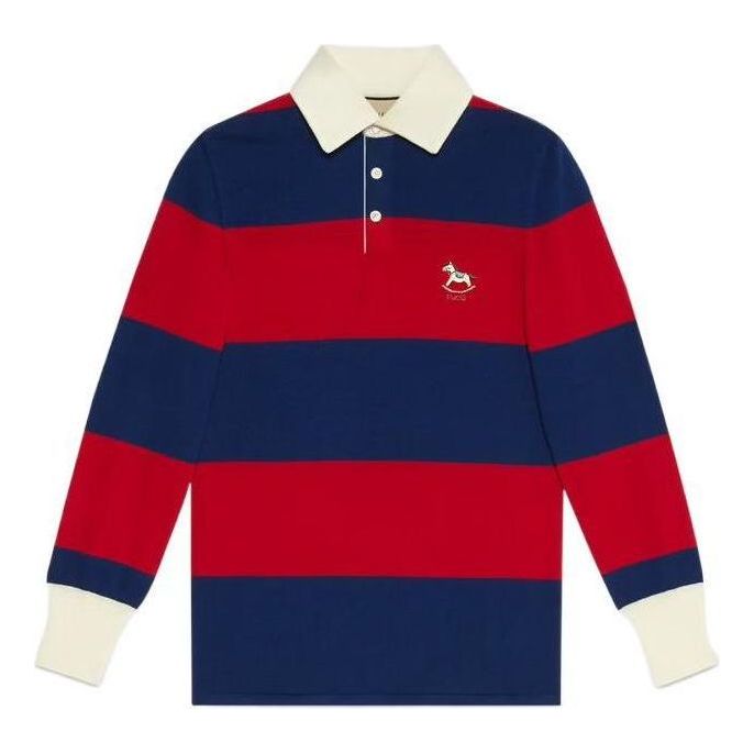 Polo majica Gucci Striped Wool Polo Crvena | 673844-XKB26-4358