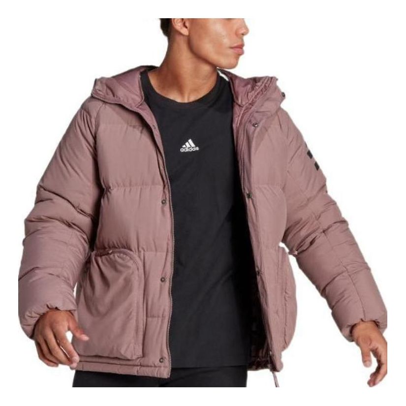 Pernata jakna adidas Originals Utilitas Down Hooded Jacket Ružičasta | HD8905
