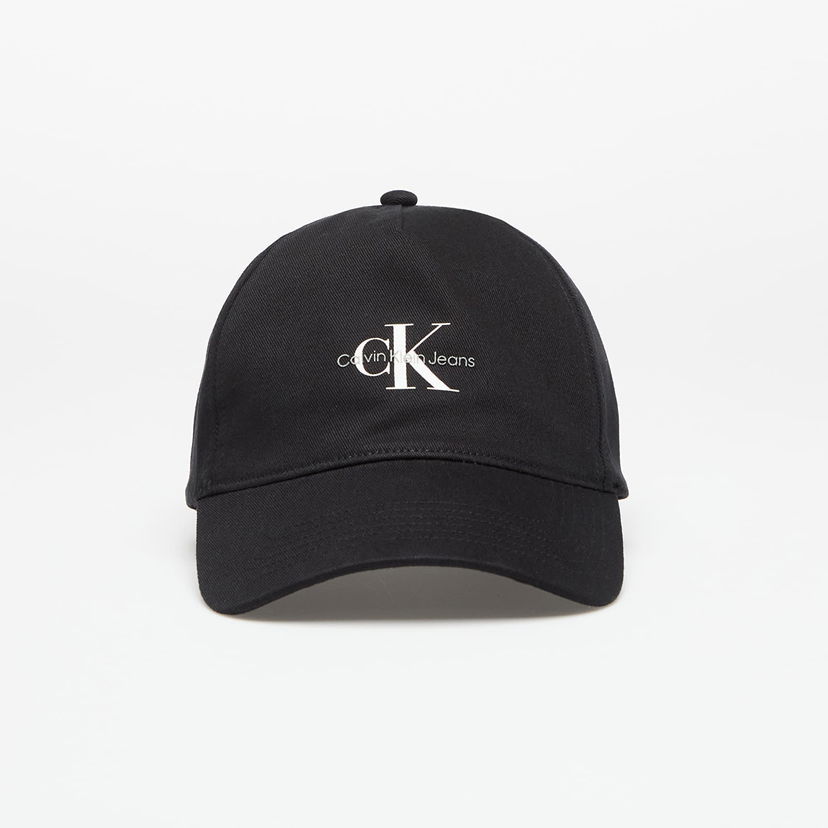 Kapa CALVIN KLEIN Calvin Klein Jeans Printed Monologo Cap Crna | LV04K5027G UB1