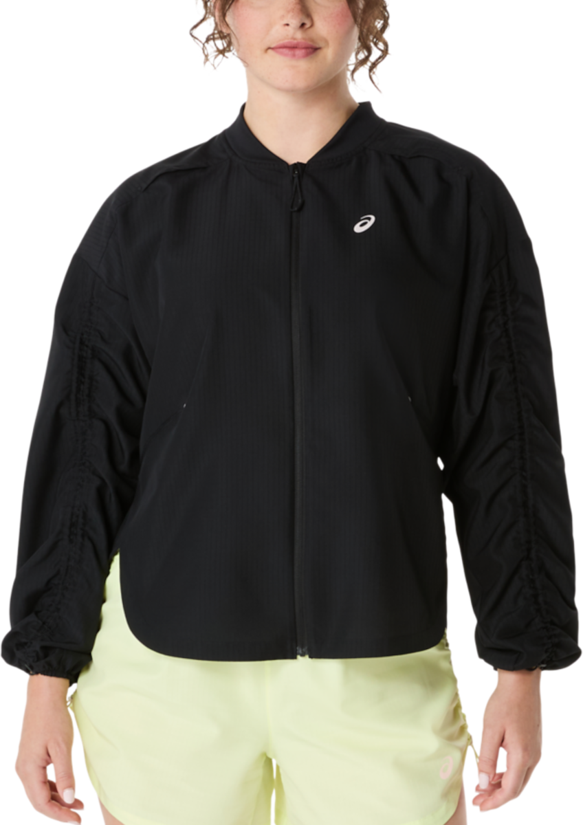 Bomber jakna Asics Nagino Run Adjustable Jacket Crna | 2012d138-002, 0