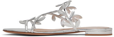 Tenisice i cipele Gianvito Rossi Flavia 05 Leaf Detail Slide Sandals Metalik | G15680-05RIC-MET, 2