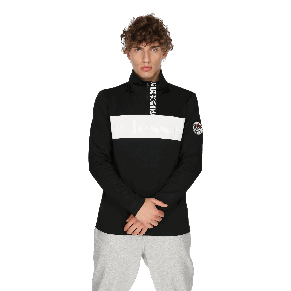 Dukserice Ellesse SKI Half-Zip Microfleece Višebojno | ELA223M652-01, 0