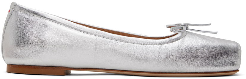 Haljina Aeyde Aeyde Gabriella Ballerina Flats Metalik | A11-FL-GBRS08FL26-SS24-920-051