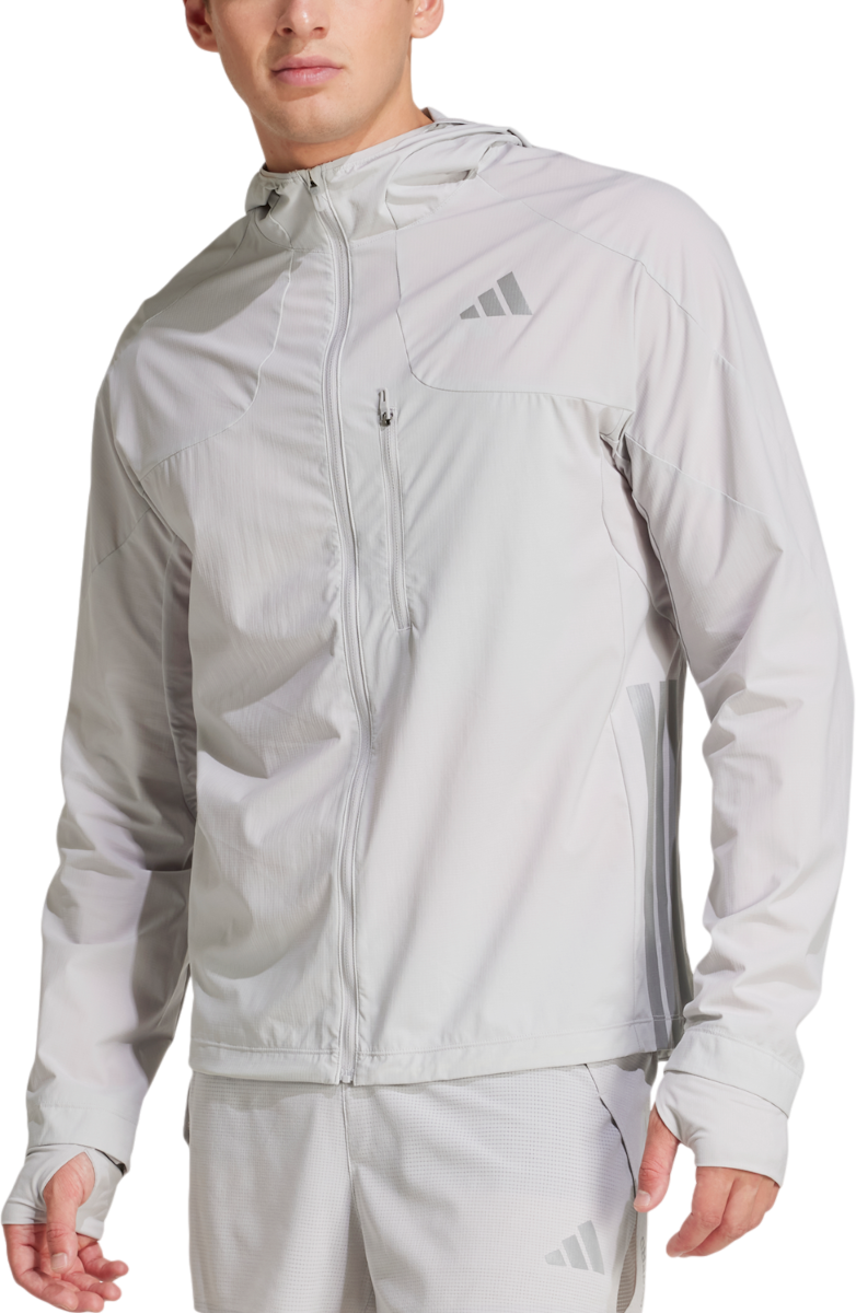 Vjetrovka adidas Originals Adizero Ekiden Hooded Jacket Siva | jm7900