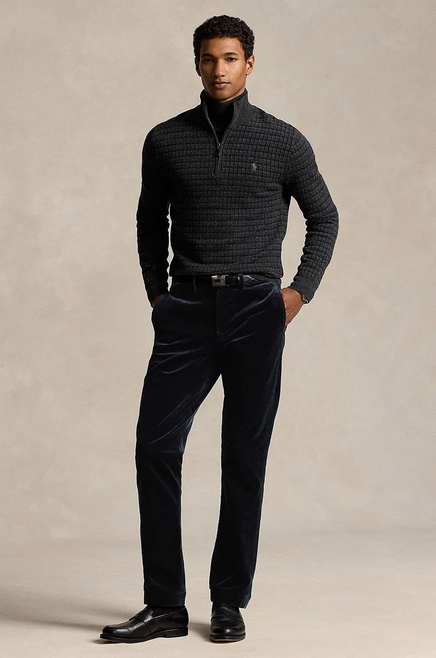 Hlače Polo by Ralph Lauren Corduroy Pants Siva | 710884820, 0