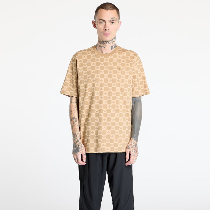 Majica kratkih rukava adidas Originals adidas Monogram Loose T-Shirt Bež | JY2970