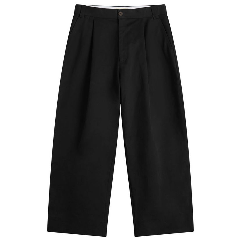 Hlače Studio Nicholson Studio Nicholson Pant, Size Large Crna | SORTESNM-1248-BLK