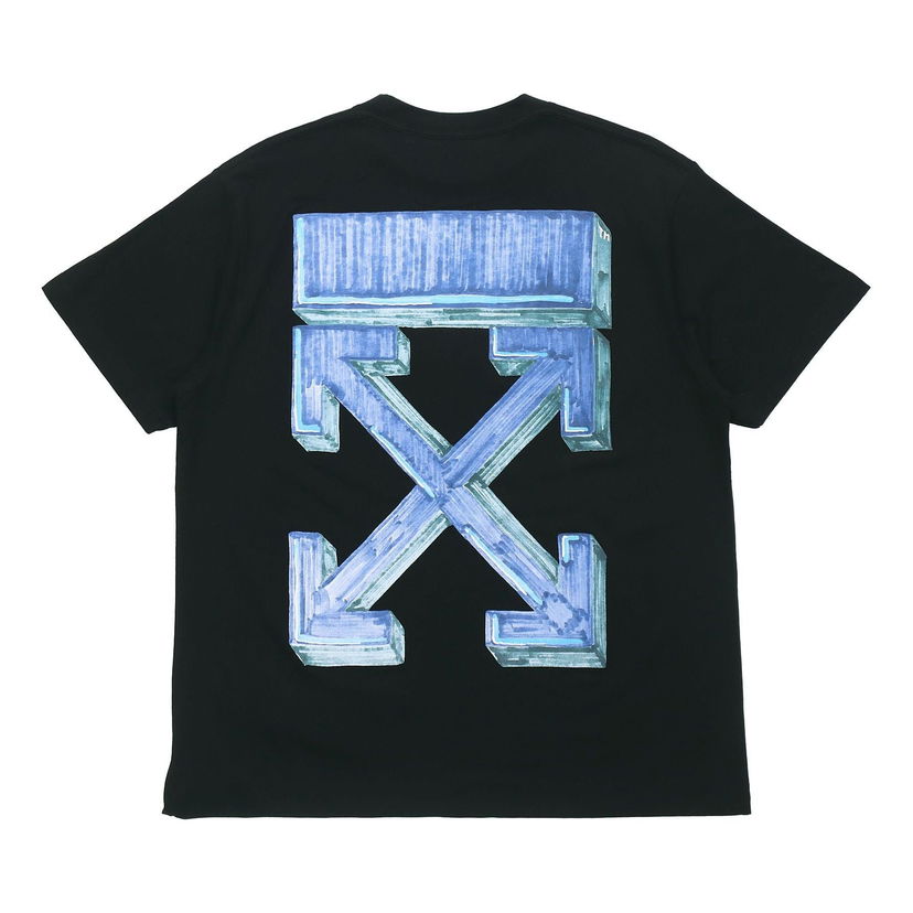 Majica kratkih rukava Off-White Off-White Maker Arrows Print T-Shirt Crna | OMAA038E20JER0021045