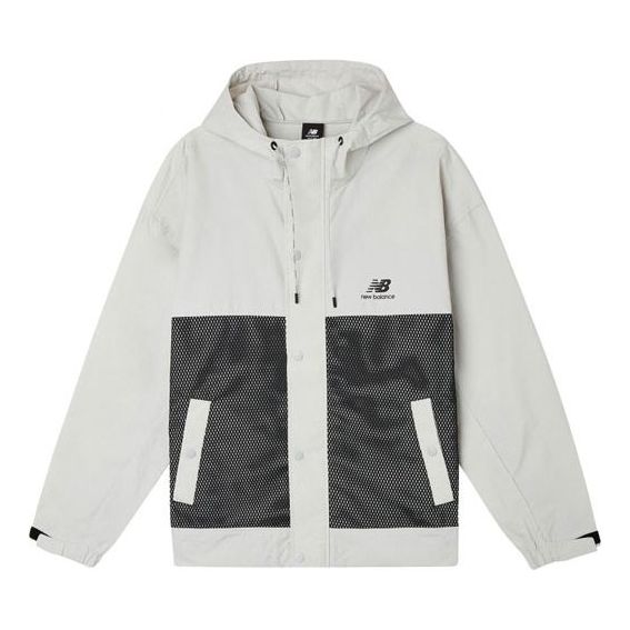 Vjetrovka New Balance Classic Logo Print Jacket Siva | AMJ11332-OGR