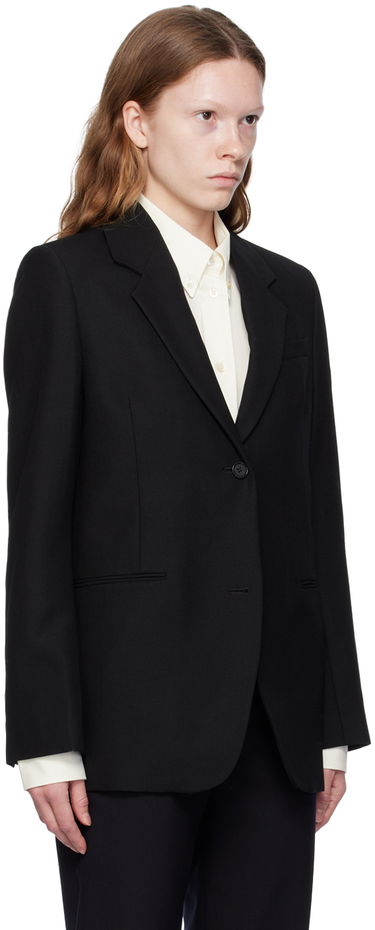 Jakna TOTEME Tailored Single-Breasted Blazer Crna | 233-3014-246, 1