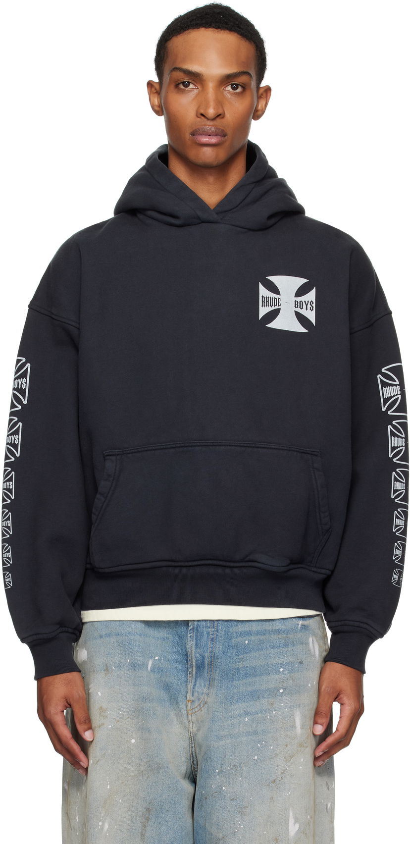 Dukserice Rhude Rhude 'Rhude Boys' Hoodie Crna | RHPF25HO06012