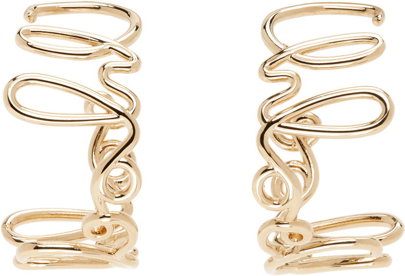Prsten CHLOÉ Chloé 'The Chloé Iconic Hoop' Earrings Metalik | CHC24WFE04CB7