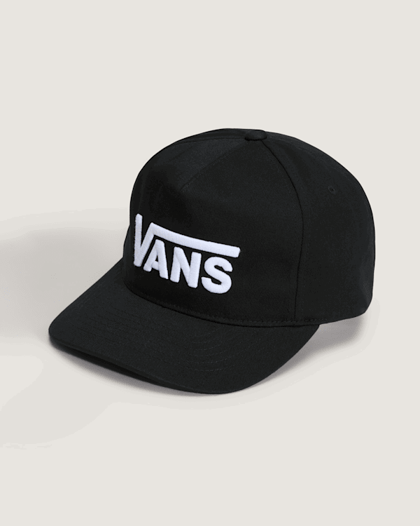 Kapa Vans Drop V Logo Snapback Hat Crna | VN000QAHBLK, 0