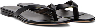 Tenisice i cipele The Row Sacha Leather Flip-Flops Crna | F1697-SN65, 3