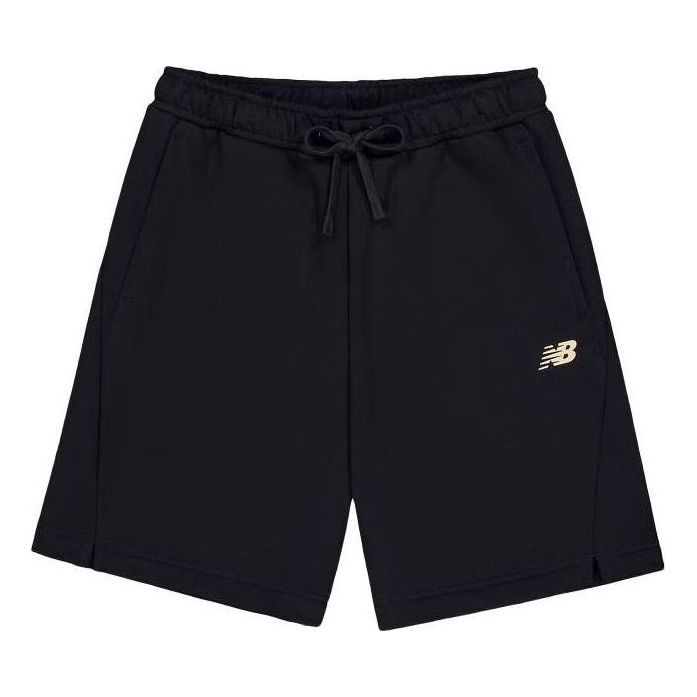 Kratke hlače New Balance Logo Cotton Shorts Crna | AMS41366-BK