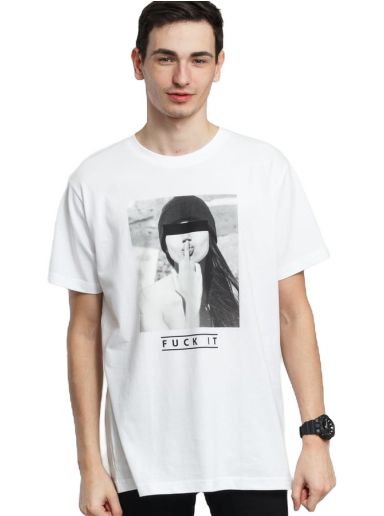 Majica kratkih rukava Urban Classics F#ck It T-Shirt Bijela | MT133