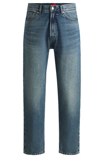 Jeans BOSS Relaxed Tapered Fit Jeans Plava | 50533616