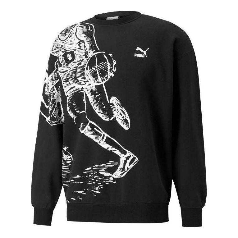 Dukserice Puma Joshua Vibes Crew Sweatshirt Crna | 536302-01