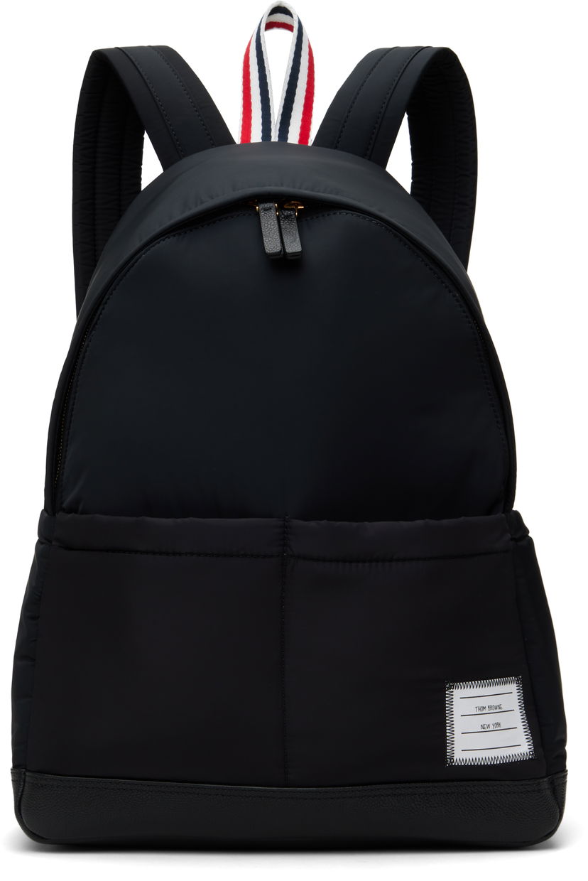 Ruksak Thom Browne Thom Browne Poly Twill Multipocket Backpack Crna | UAG210A-07259