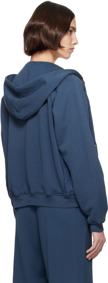 Dukserice SKIMS SKIMS French Terry Relaxed Zip Up Hoodie Plava | ZU-ZUP-7768W, 2