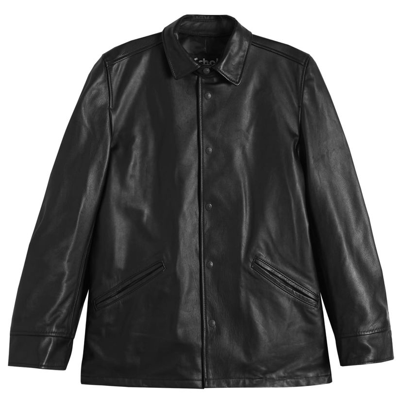 Jakna Junya Watanabe MAN x Schott Leather Jacket Crna | WP-J912-100-1