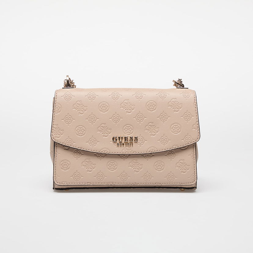 Torba za rame GUESS GUESS Phoebe Convertible Crossbody Flap Bag Bež | HWPD9665210-SIG
