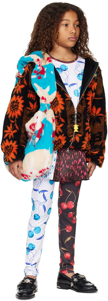 Torba za rame Chopova Lowena Exclusive Blue & Off-White Bunny Fleece Shoulder Bag Višebojno | 1177, 3