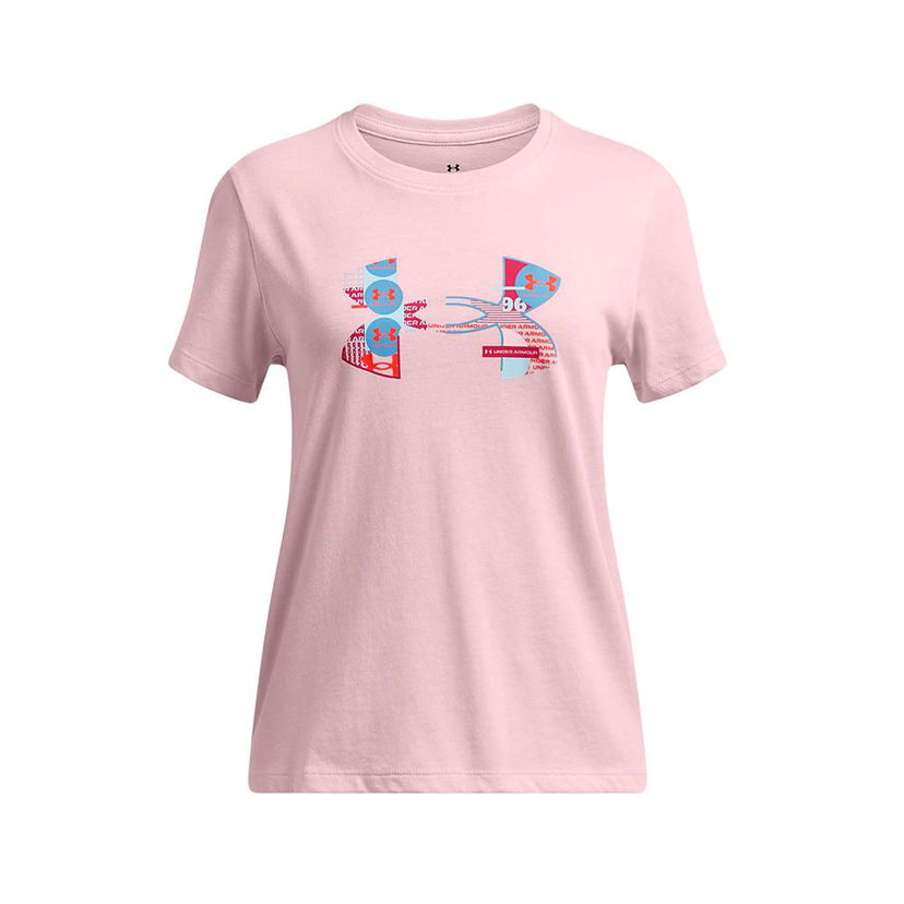 Majica kratkih rukava Under Armour Big Logo Fill Graphic T-Shirt Ružičasta | 1389769-647
