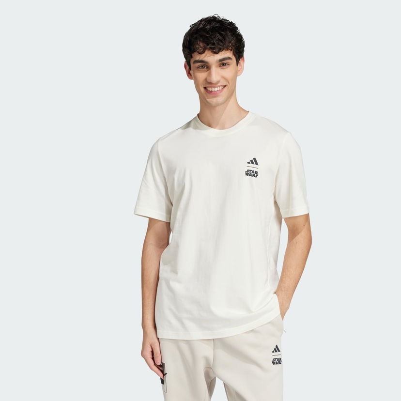 Majica kratkih rukava adidas Performance Star Wars The Mandalorian Regular Fit Graphic Tee Bijela | JI5715