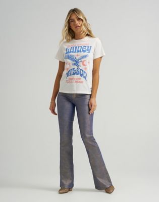 Majica kratkih rukava Wrangler Lainey Wilson Regular Tee Bijela | 112374959:XS, 2