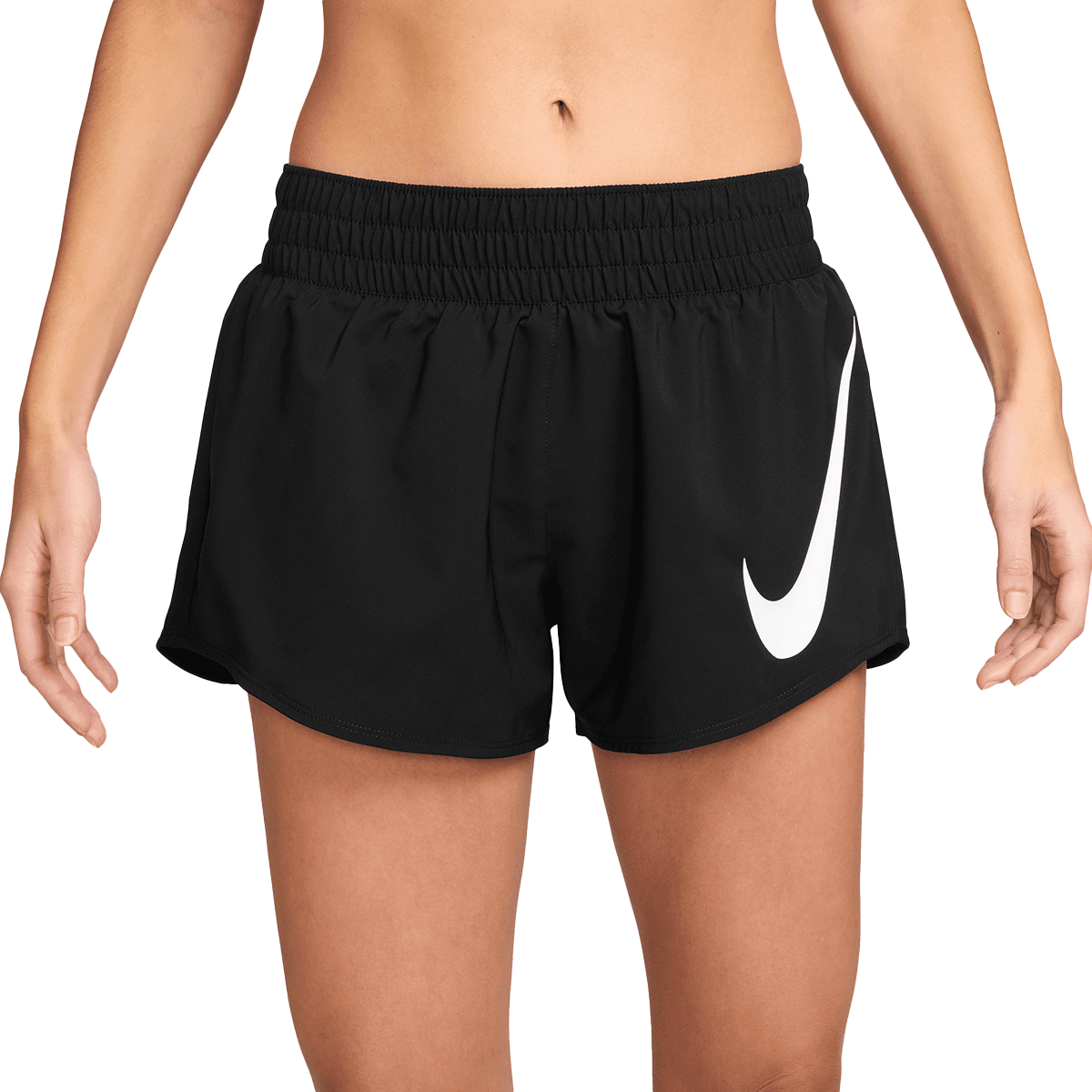 Kratke hlače Nike W NK ONE SWSH HBR DF MR 3IN BR Crna | HV2616-010, 0
