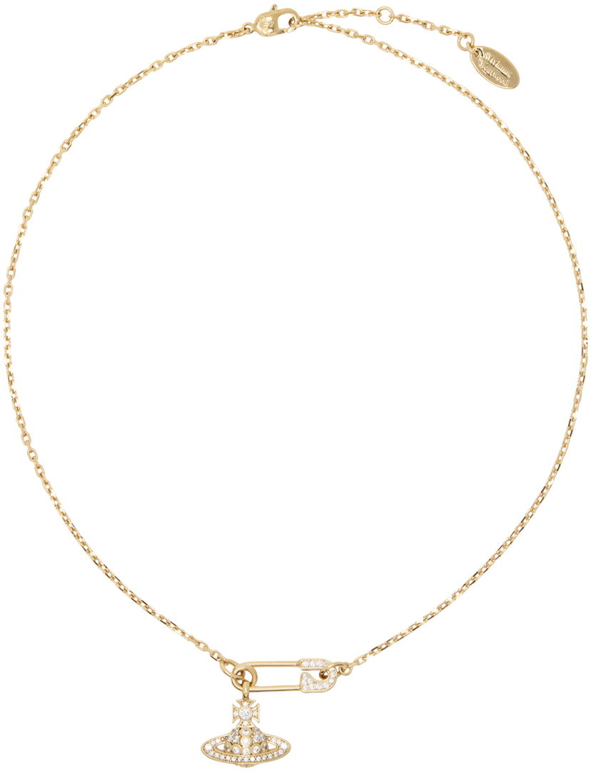 Ogrlica Vivienne Westwood Lucrece Pendant Necklace Metalik | 63020291-02R102-IM